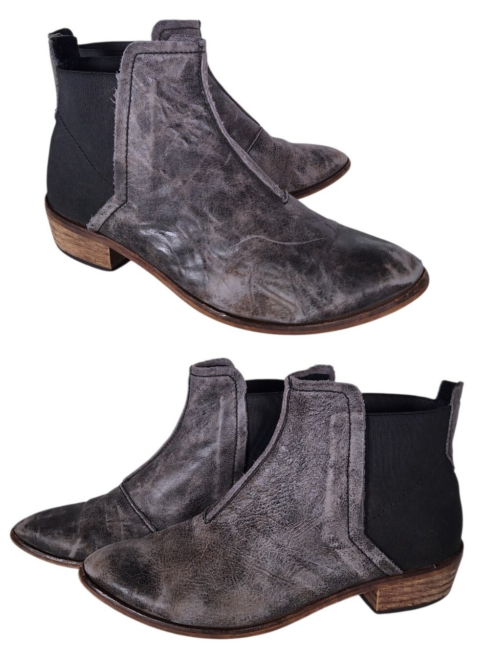 Genuine Leather Chelsea Boots 7 Cosplay Distressed Elf Goblin Fairy Grunge Boho